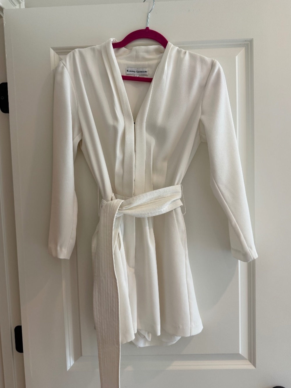 Karina Grimaldi White Romper